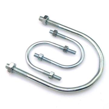 哈德威 U型螺栓带2个螺母，M10-48，1.5寸，镀锌